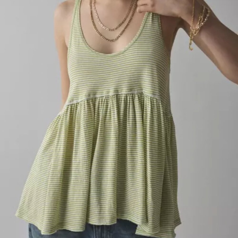DISCONTINUED BDG Colby Babydoll Tunic Tank Top